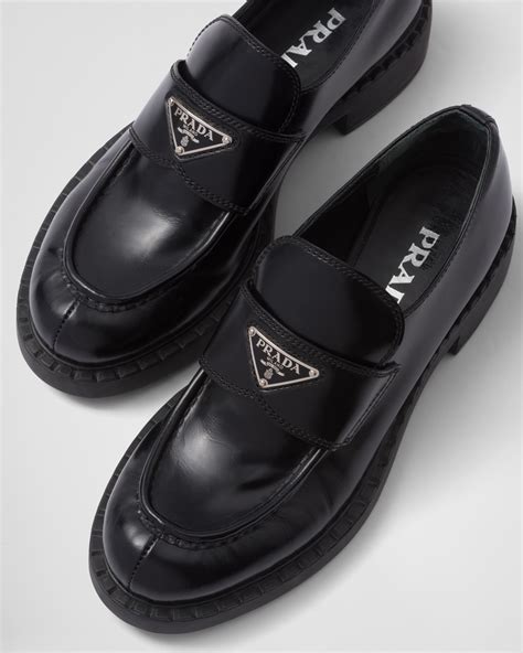 prada loafer damen schwarz|loafers prada calfskin.